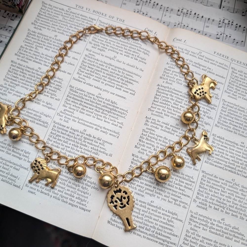Charming Gold Animal Charm Necklace